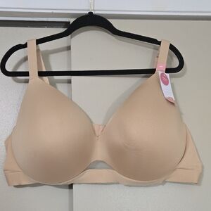 Cacique Nude Smooth Lightly Lined Full Coverage Underwire Bra Size 52C NWT
